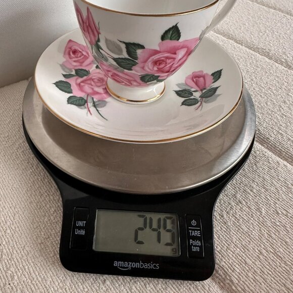 Queen Anne Bone China Tea Cup & Saucer Set With Pink Rose Design - Picture 15 of 15